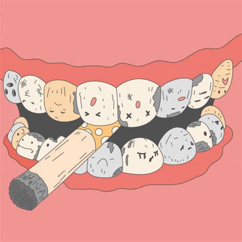 smokers teeth illustrations royalty free vector graphics and clip art