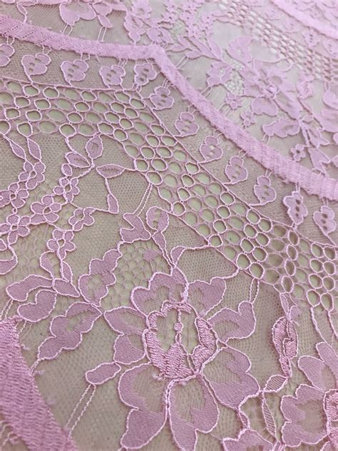 pink lace fabric chantilly lace lace fabric  imperiallacecom