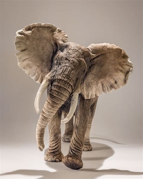 elephant sculpture  nick mackman animal sculpture