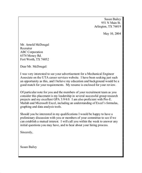 sample cover letter templates   ms word