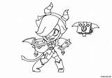 Brawl Stars Colette Coloring Pages Wonder sketch template