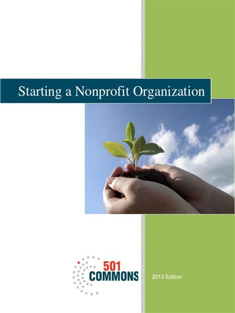 starting  nonprofit organization  edition charitable organization nonprofit organization