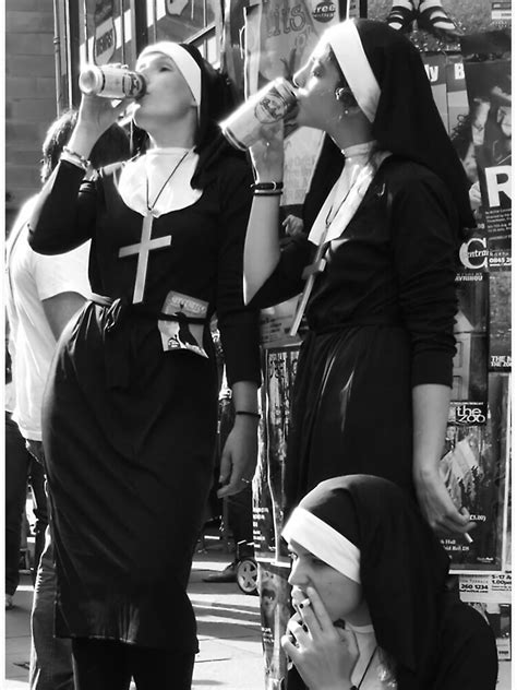 nuns drinking photographic print by cehunt98 redbubble