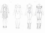 Clothes Sketch Anime Deviantart Melana Inara Coloring Pages Skirts Template sketch template