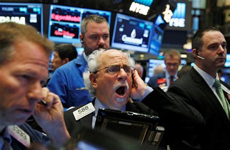 us stocks suffer biggest fall in two years as dow jones