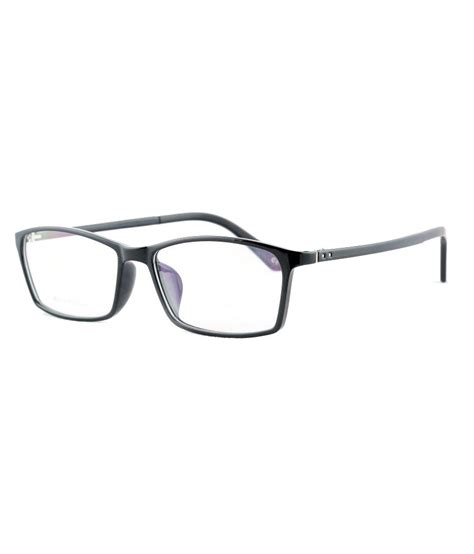 specs  lenses black rectangle spectacle frame tr buy specs  lenses black rectangle
