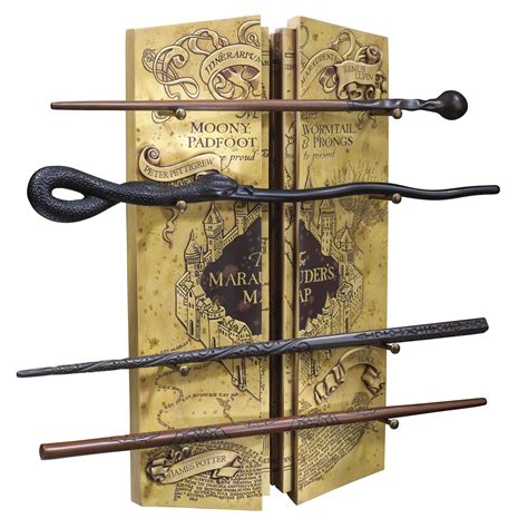 buy  noble collection harry potter marauders wand set  display