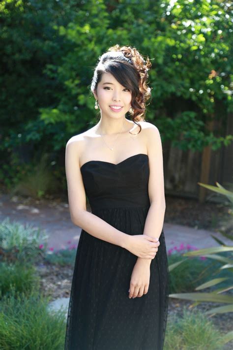 prom 2015 hairstyles for gowns black gown asian hair