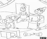 Robots Coloring Oncoloring Pages Looking Copperbottom His sketch template