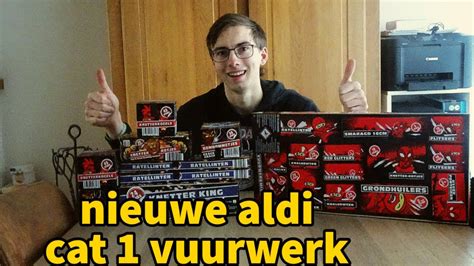 nieuwe cat  vuurwerk van de aldi gekocht en afsteken youtube