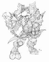 Warcraft Malvorlagen Gemerkt sketch template