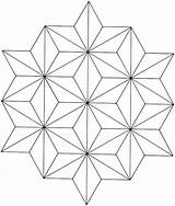 Geometrische Druckbare Blackwork sketch template