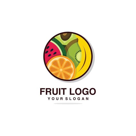 fruit logo  fresh  design template banana orange fruit fresh health brand