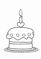 Birthday Coloring Pages Cake Printable Cupcake Ausmalen Geburtstag Ausmalbilder Color Malvorlagen Happy Bilder Zum Colouring Malvorlage Malen Kinder Balloons Creative sketch template