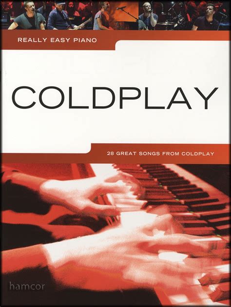 easy piano coldplay sheet  book ebay
