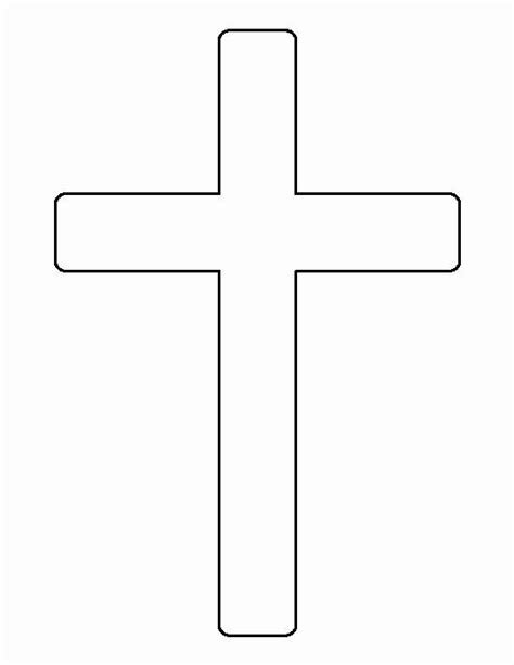 printable cross template