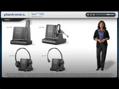 plantronics savi   lync interactive setup guide youtube