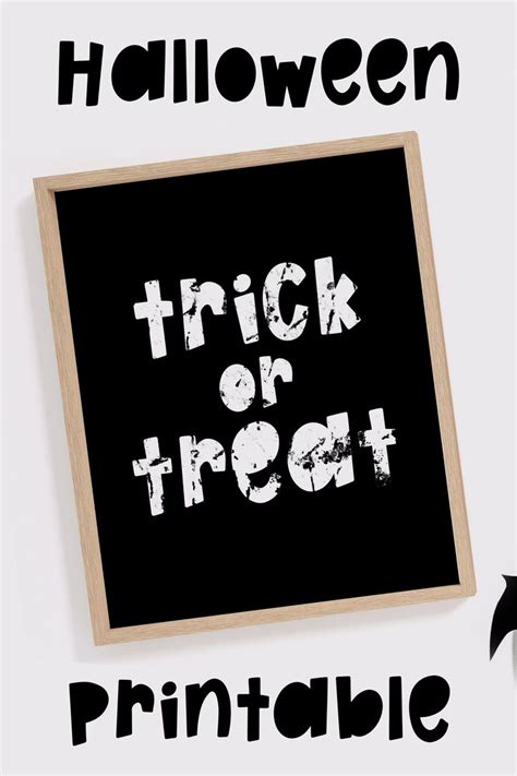 trick  treat halloween printable etsy   halloween