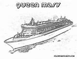 Coloring Titanic Pages Ship Printable Print Kids Queen Mary Ships Liner Boat Cruise Colouring Ocean Drawing Sheets Google Choose Board sketch template