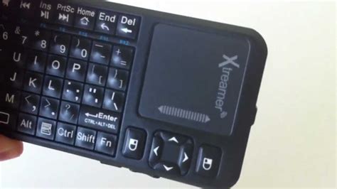 xtreamer wireless mini keyboard  touchpad  action youtube