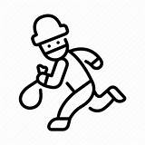 Steal Thief Man Person Clipart Escape Run People Drawing Icon Outline Clipartmag sketch template