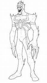 Venom Galactus Villains sketch template