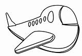 Transportmittel Flugzeug Dickes Malvorlage Ausmalbilder Flieger Malen sketch template