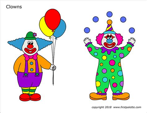 printable clown pictures atama wallpaper