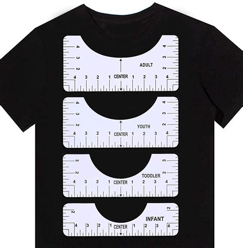 buy  shirt alignment tool acrylic  shirt ruler guide  center