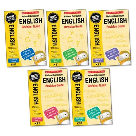 national curriculum revision english revision guides pack