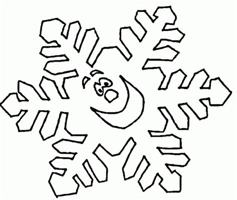 snowflake coloring pages  kids coloring home