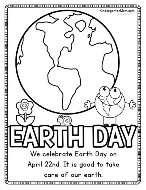 earth day coloring pages kindergarten earth day activities