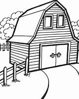 Barn Coloring Pages Printable Farm Red Old House Color Print Macdonald Barns Colouring Kids Detail Popular Animal Coloringhome Getcolorings Choose sketch template