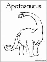 Apatosaurus Coloring Pages Color Coloringpagesonly sketch template