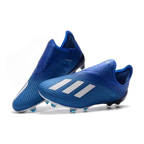 adidas   fg soccer cleats blue white