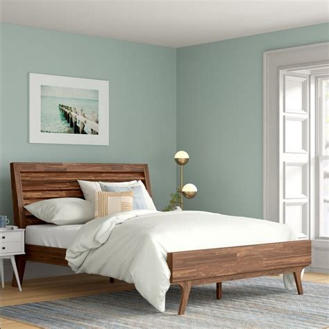 foundstone adelaide queen solid wood platform bed