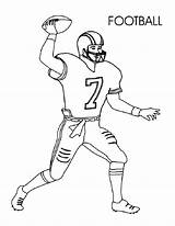 Player Coloring Pages Soccer Football Color Printable Getcolorings Print sketch template