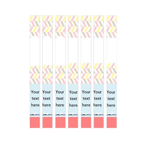 binder spine label templates  word format templatearchive