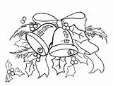 Christmas Coloring Ornament Bell Gorgeous Beautiful Kids sketch template