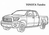 Toyota Print Tundra sketch template