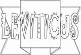 Leviticus sketch template