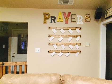 finally completed  prayer wall prayer wall wall home decor decals