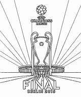 Ligue Uefa Colorare Berlin Kleurplaat Finale Manchester Coloriages Juventus Disegni Wappen sketch template