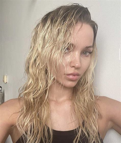 Even Fresh Out Of The Shower Dove Cameron Can’t Resist Taking On