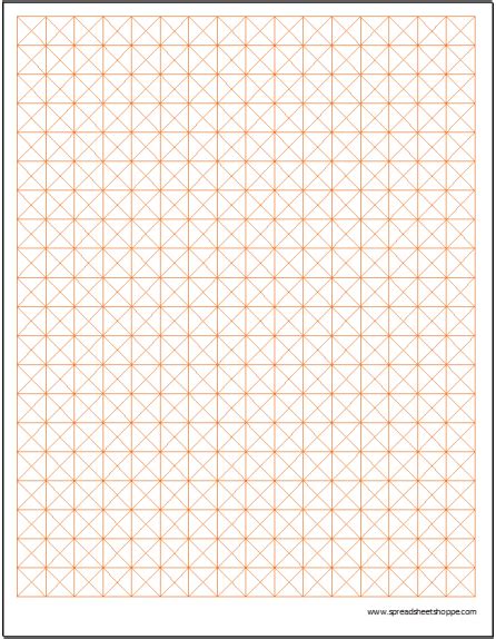 square  diagonal graph paper template spreadsheetshoppe