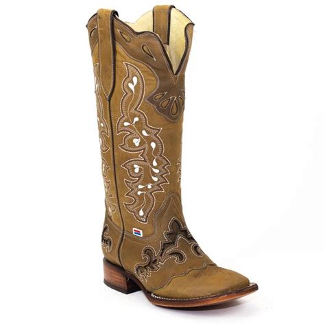 2158 rockinleather women s tall brown on brown overlay western boot