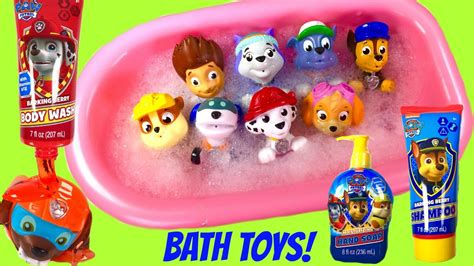 Paw Patrol Bath Toys Soap Shampoo And Bubbles Bath Squ