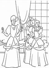 Cenicienta Dibujosparacolorear Baile Disney Imprimir Hellokids sketch template
