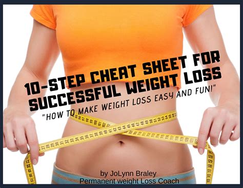 free 10 step cheat sheet to easy fun weight loss