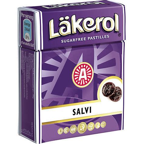 Läkerol Lakerol Salvi Sugar Free 25g 0 85 Oz Made In Sweden Ebay